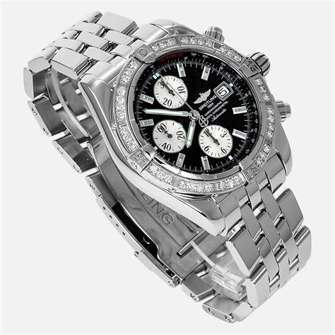 breitling chronomat a13356 price|breitling evolution diamond bezel.